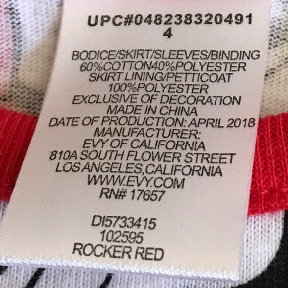 Disney Little Girl Self Tie Ribbon Belt Minnie Mouse Dress size 4. - Picture 4 of 7